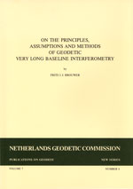 PoG 29, F.J.J. Brouwer, On the principles, assumptions and methods of geodetic very long baseline interferometry