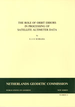 PoG 33, E.J.O. Schrama, The role of orbit errors in processing of satellite altimeter data