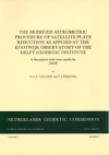 The modified astronometric procedure of satellite plate reduction as applied at the Kootwijk Observatory of the Delft Geodetic Institute
